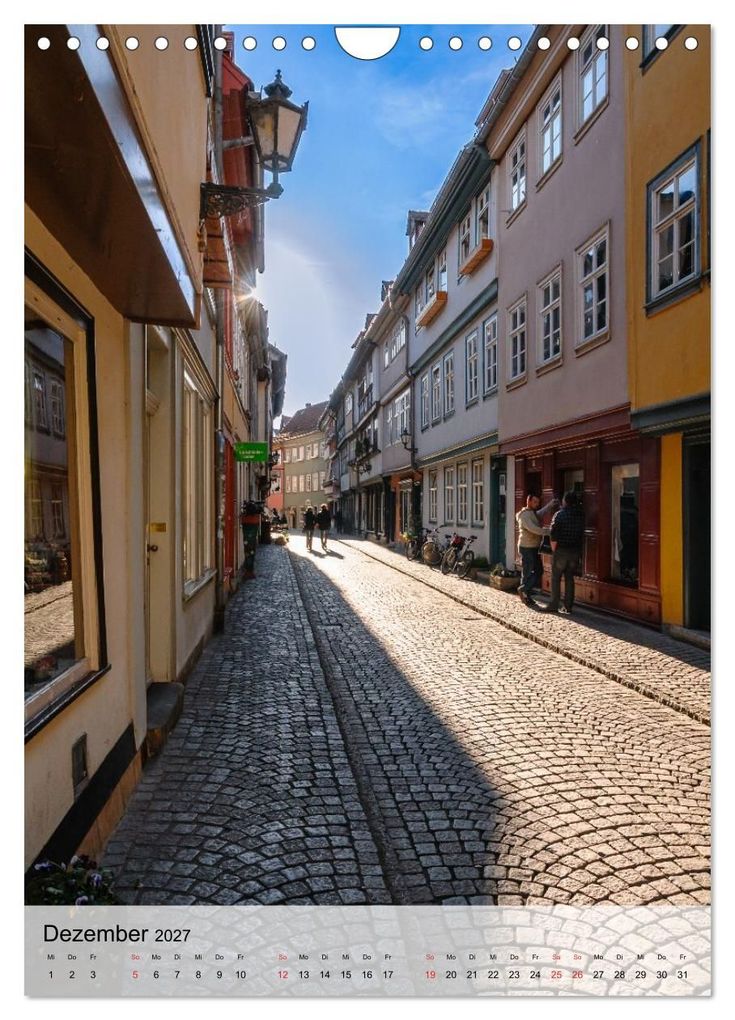 Weitere Ansicht: Ein Blick auf Erfurt in Farbe (Wandkalender 2027 DIN A4 hoch), CALVENDO Monatskalender | Markus W. Lambrecht, Calvendo