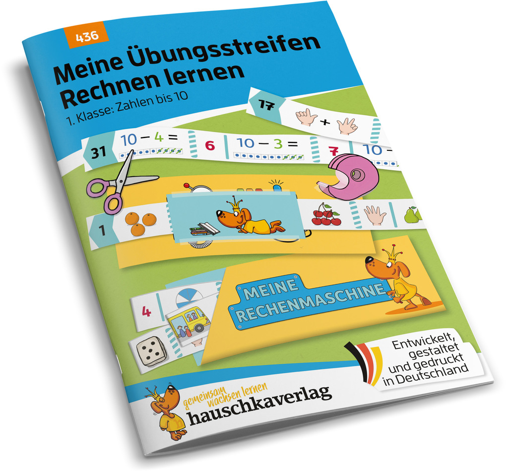 Weitere Ansicht: Meine Übungsstreifen Rechnen lernen - 1. Klasse: Zahlen bis 10 | Agnes Spiecker