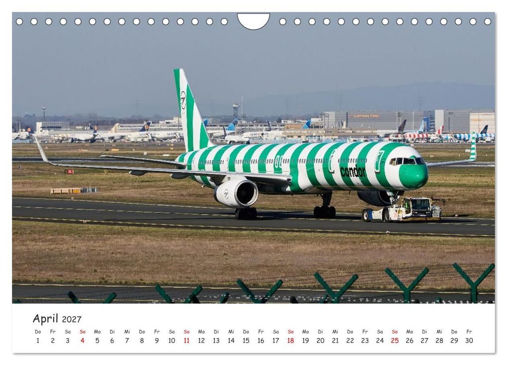 Weitere Ansicht: Frankfurt Airport - EDDF (Wandkalender 2027 DIN A4 quer), CALVENDO Monatskalender | Michael Knebel, Calvendo