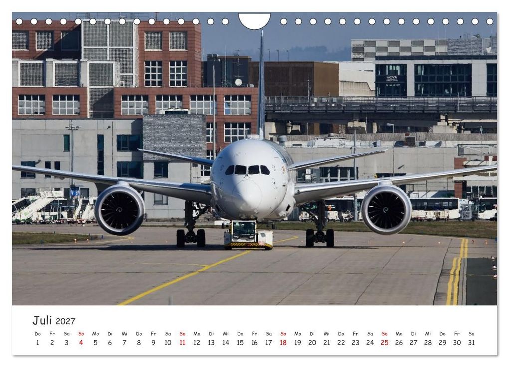Weitere Ansicht: Frankfurt Airport - EDDF (Wandkalender 2027 DIN A4 quer), CALVENDO Monatskalender | Michael Knebel, Calvendo