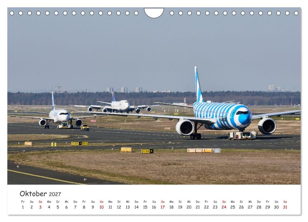 Weitere Ansicht: Frankfurt Airport - EDDF (Wandkalender 2027 DIN A4 quer), CALVENDO Monatskalender | Michael Knebel, Calvendo