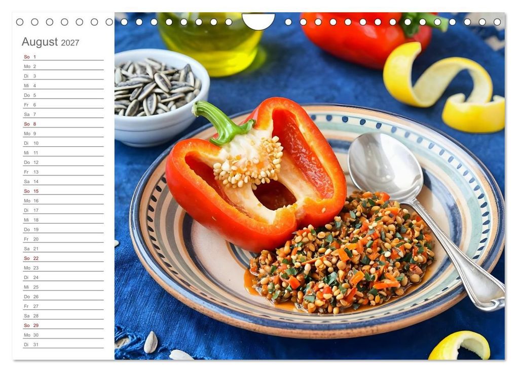 Weitere Ansicht: Zero Waste Pesto - 12 Monate, 12 Reste, unendlich Geschmack (Wandkalender 2027 DIN A4 quer), CALVENDO Monatskalender | Fred Schimak, Calvendo