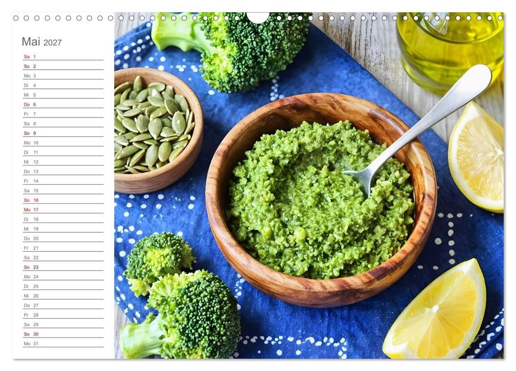 Weitere Ansicht: Zero Waste Pesto - 12 Monate, 12 Reste, unendlich Geschmack (Wandkalender 2027 DIN A3 quer), CALVENDO Monatskalender | Fred Schimak, Calvendo