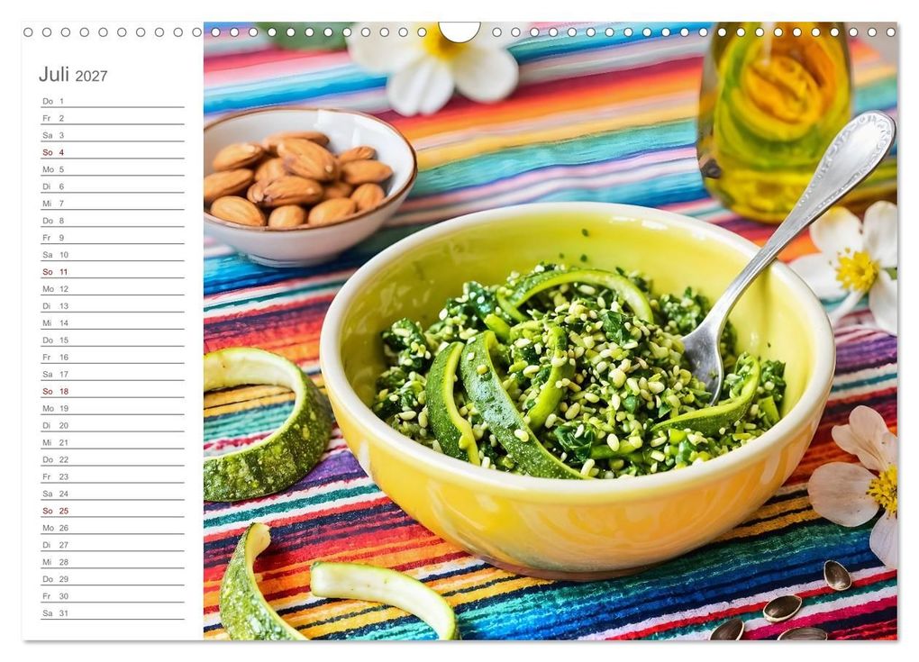 Weitere Ansicht: Zero Waste Pesto - 12 Monate, 12 Reste, unendlich Geschmack (Wandkalender 2027 DIN A3 quer), CALVENDO Monatskalender | Fred Schimak, Calvendo