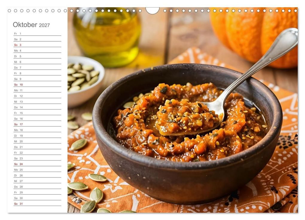 Weitere Ansicht: Zero Waste Pesto - 12 Monate, 12 Reste, unendlich Geschmack (Wandkalender 2027 DIN A3 quer), CALVENDO Monatskalender | Fred Schimak, Calvendo