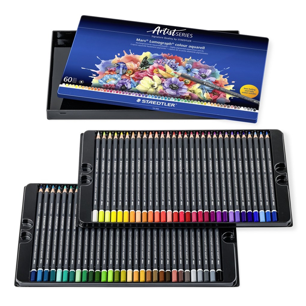 Weitere Ansicht: STAEDTLER Farbstifte aquarell Mars, Aquarellstifte, 60er Etui