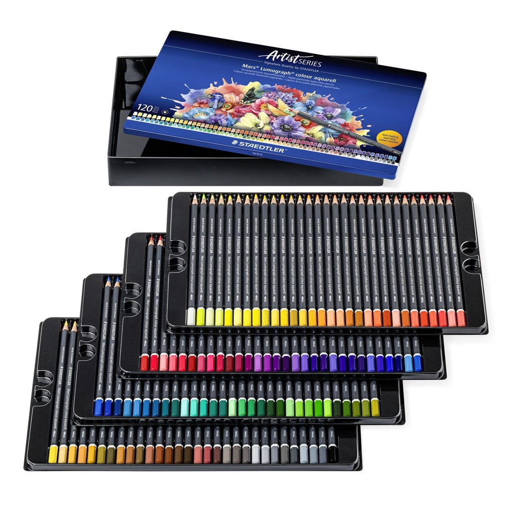 Weitere Ansicht: STAEDTLER Farbstifte aquarell Mars, Aquarellstifte, 120er Etui