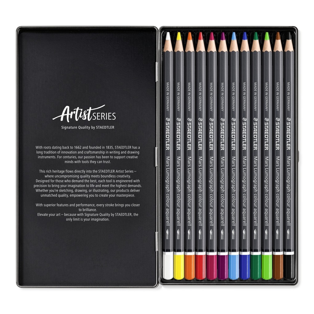 Weitere Ansicht: STAEDTLER Farbstifte aquarell Mars, Aquarellstifte, 12er Etui