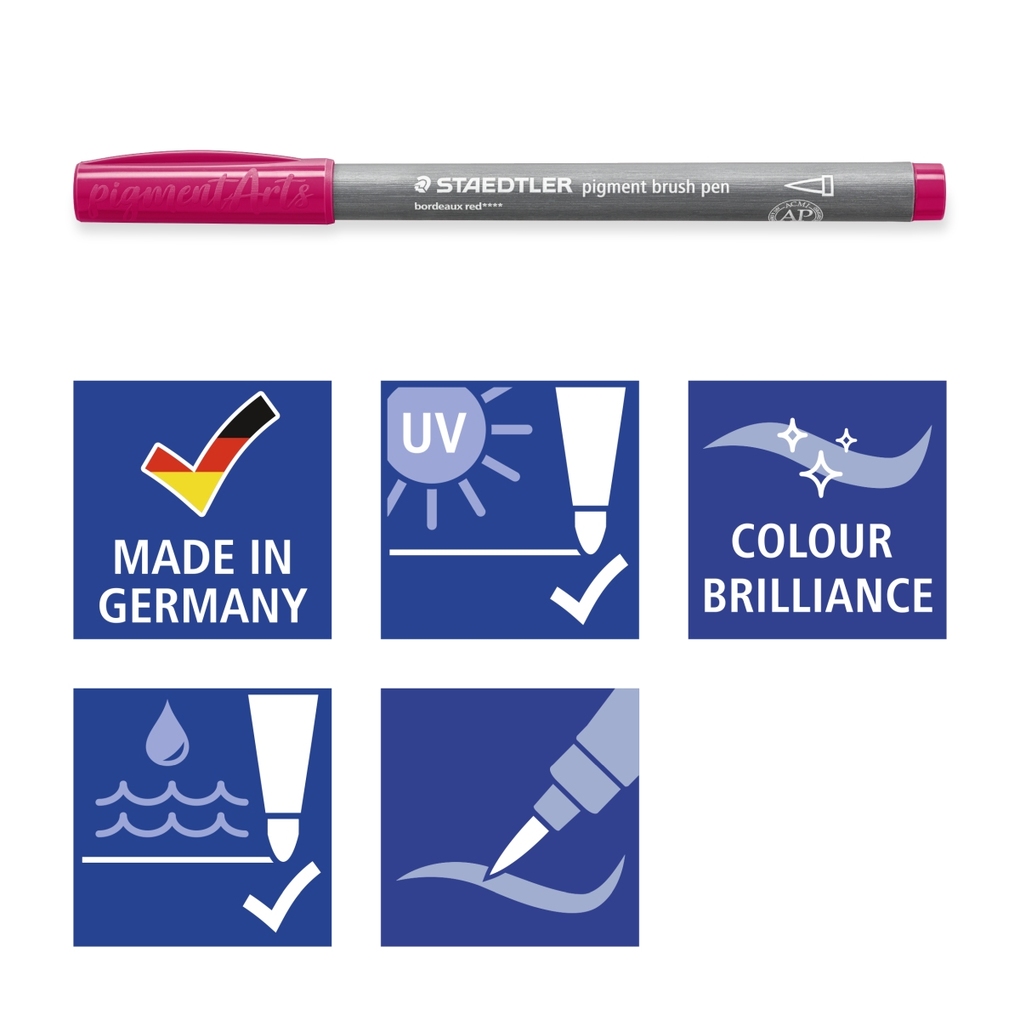 Weitere Ansicht: STAEDTLER pigment brush pen, 60er Set