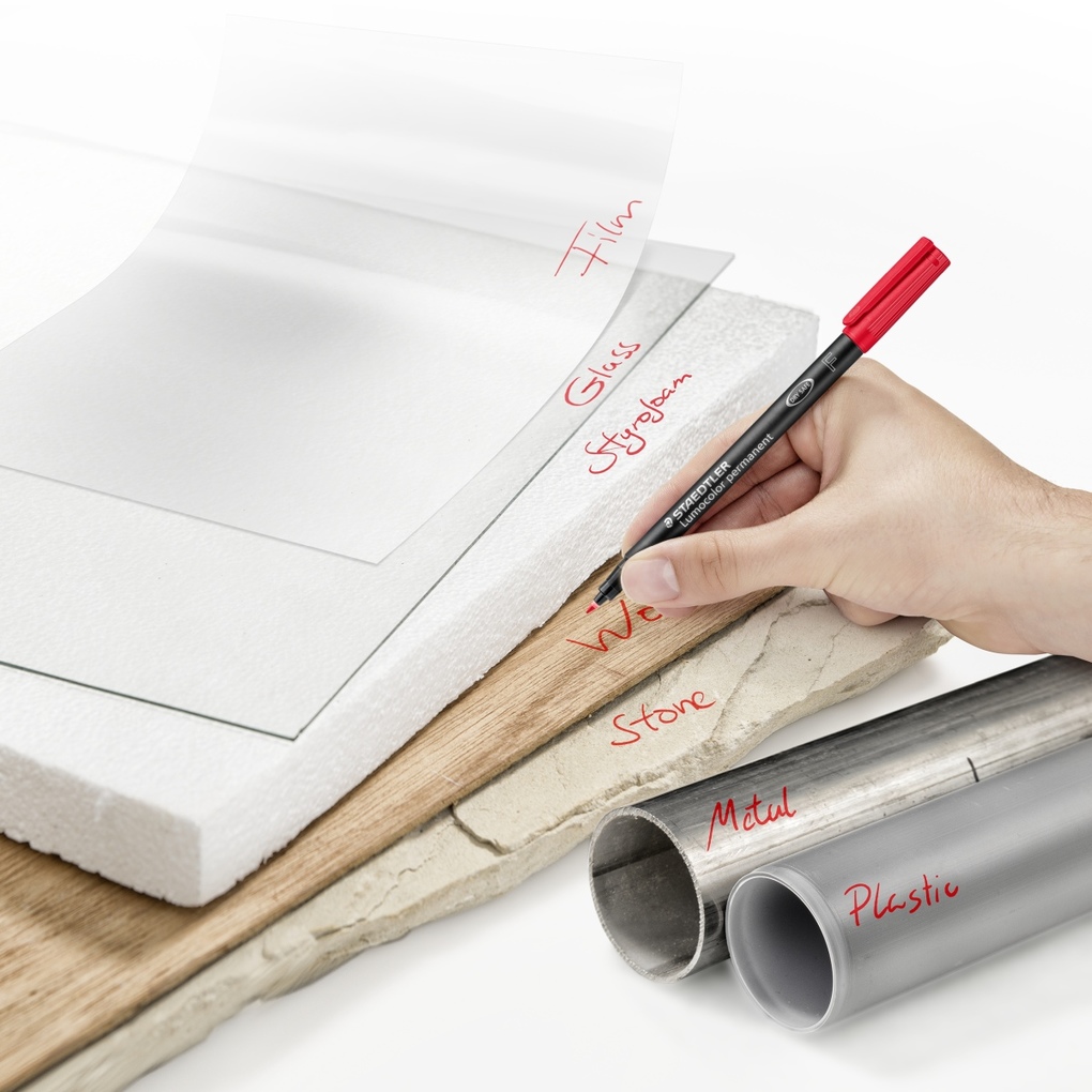 Weitere Ansicht: STAEDTLER Folienstifte Lumocolor F permanent, 6er Set