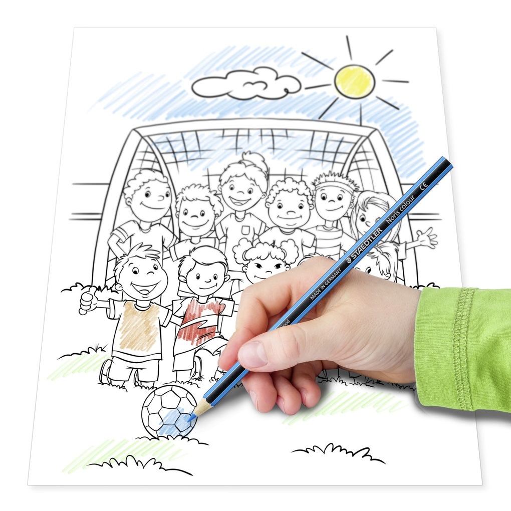 Weitere Ansicht: STAEDTLER Buntstift Noris colour mit Malbuch, 12er Etui + Malbuch