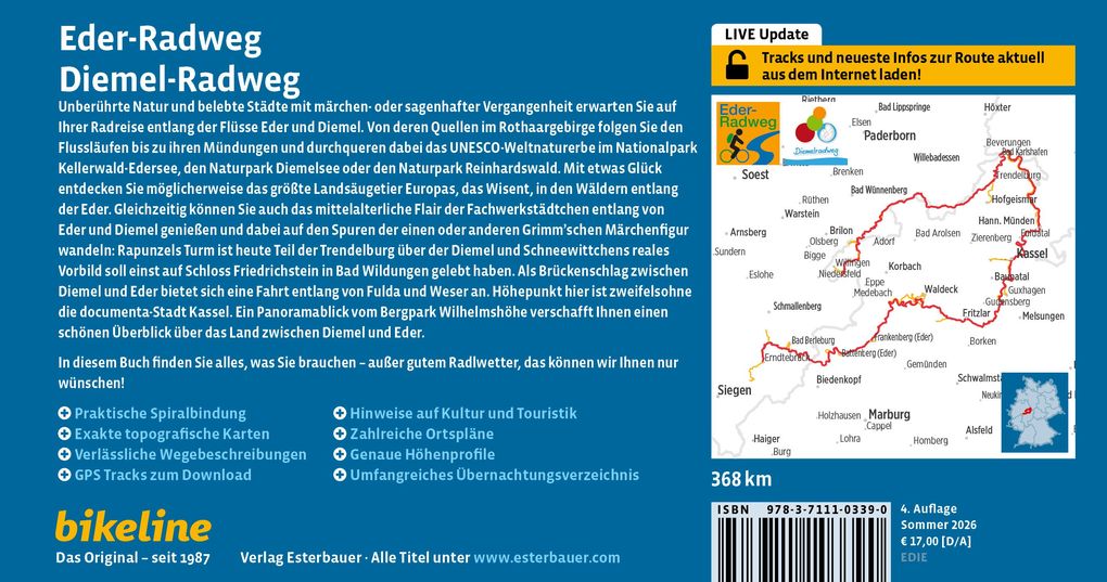 Weitere Ansicht: Eder-Radweg - Diemel-Radweg