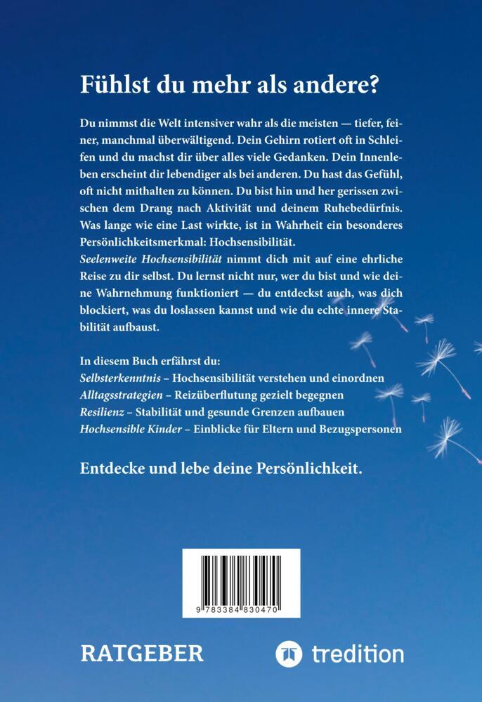 Weitere Ansicht: Seelenweite Hochsensibilität | Markus Walz