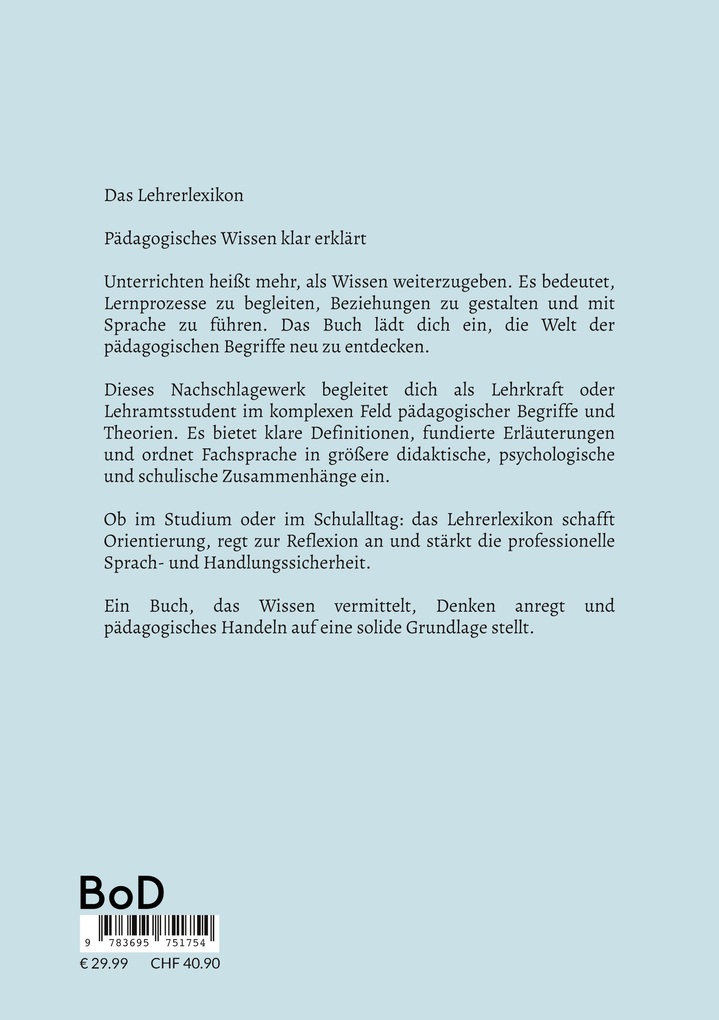 Weitere Ansicht: Lexikon für Lehrer | Nele Hansen