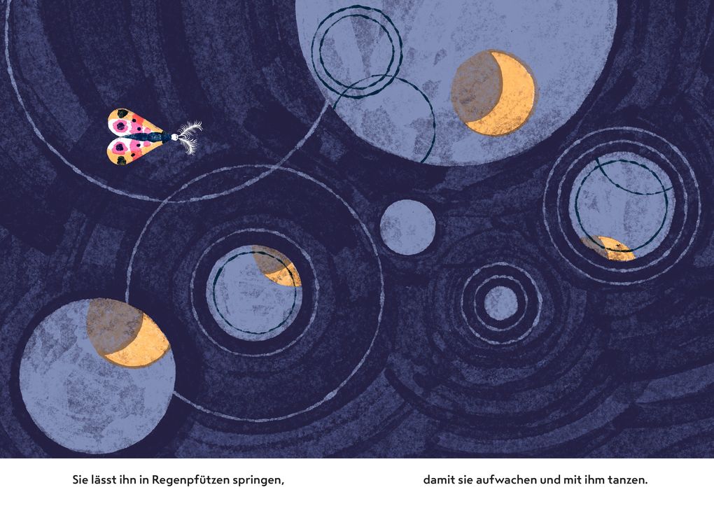 Weitere Ansicht: Motte und Mond | Elvira H. Mateu