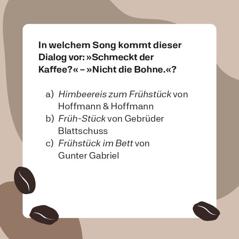 Weitere Ansicht: Kaffee-Quiz (Neuauflage)