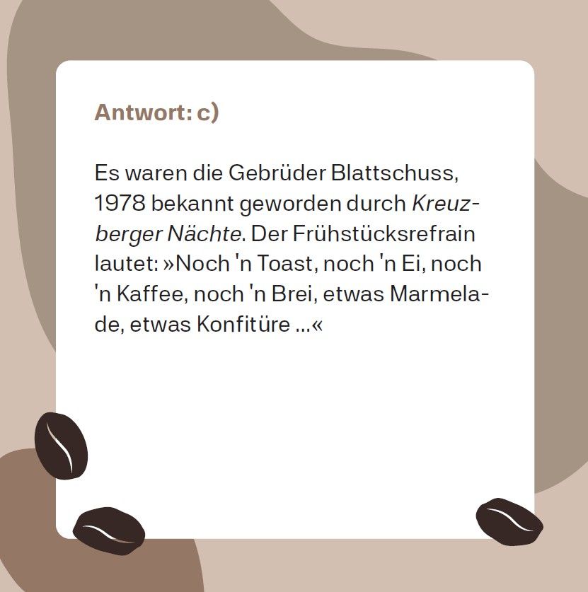 Weitere Ansicht: Kaffee-Quiz (Neuauflage)