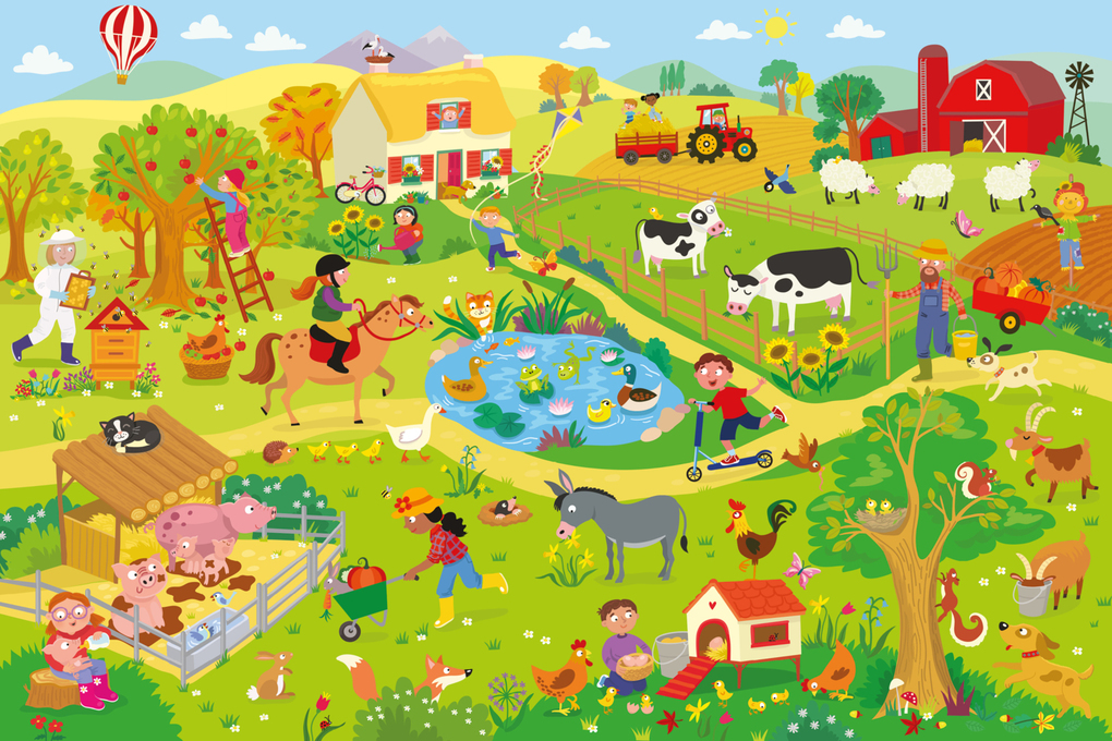 Weitere Ansicht: Auf dem Bauernhof (Puzzle)