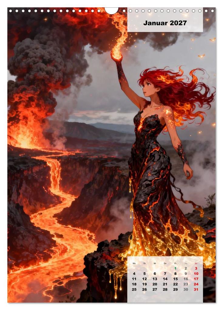 Weitere Ansicht: Töchter des Feuers (Wandkalender 2027 DIN A3 hoch), CALVENDO Monatskalender | Liam Blue, Calvendo