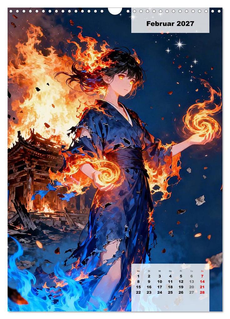 Weitere Ansicht: Töchter des Feuers (Wandkalender 2027 DIN A3 hoch), CALVENDO Monatskalender | Liam Blue, Calvendo