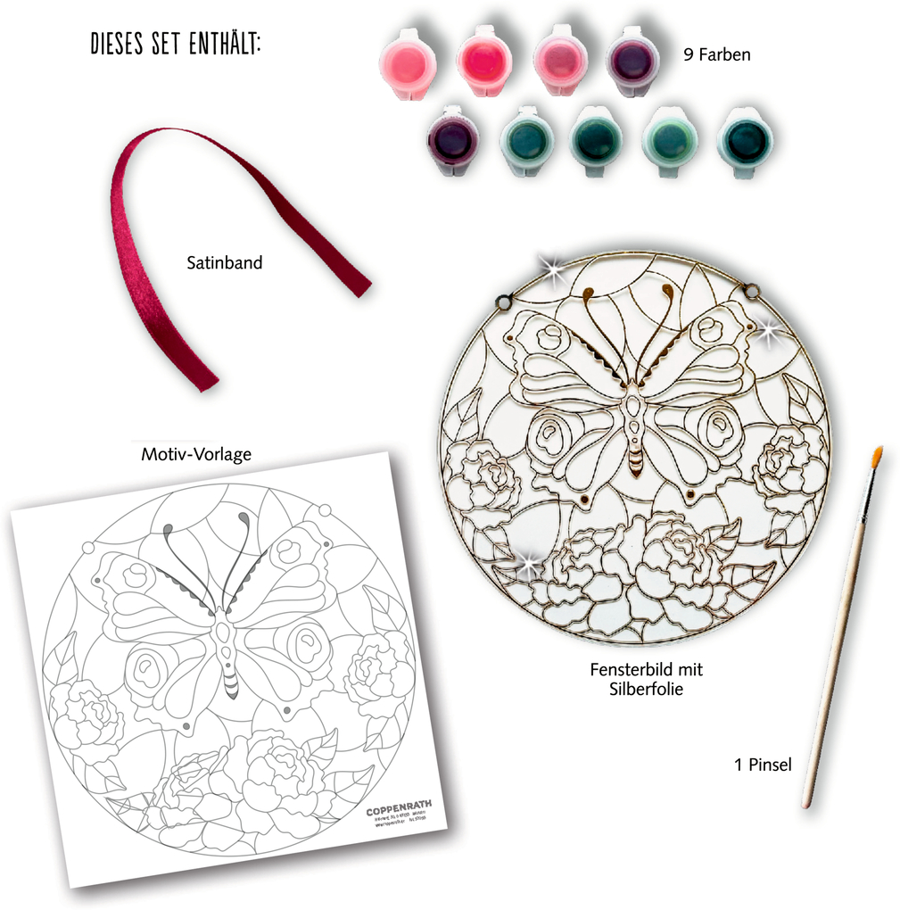 Weitere Ansicht: Suncatcher Fensterbild