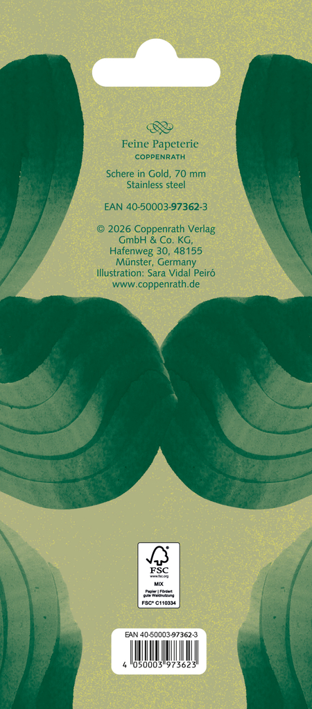 Weitere Ansicht: Schere in Gold