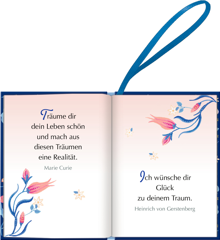 Weitere Ansicht: Kleine Anhänger-Bücher: Gute Wünsche