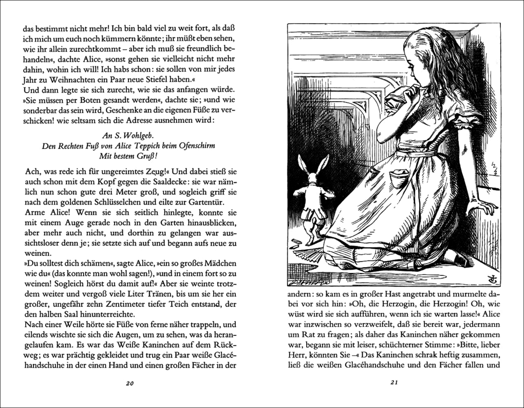 Weitere Ansicht: Alice im Wunderland und Alice hinter den Spiegeln | Lewis Carroll