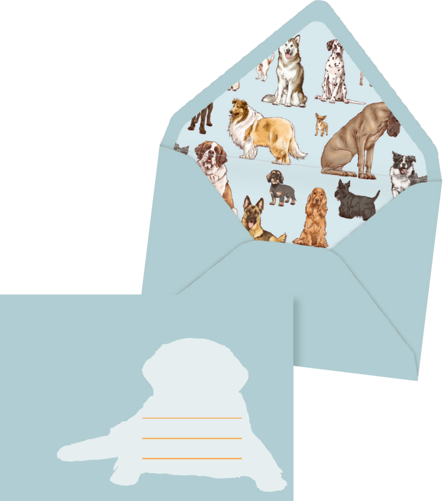 Weitere Ansicht: Pop-up-Grußkarte - I love Dogs