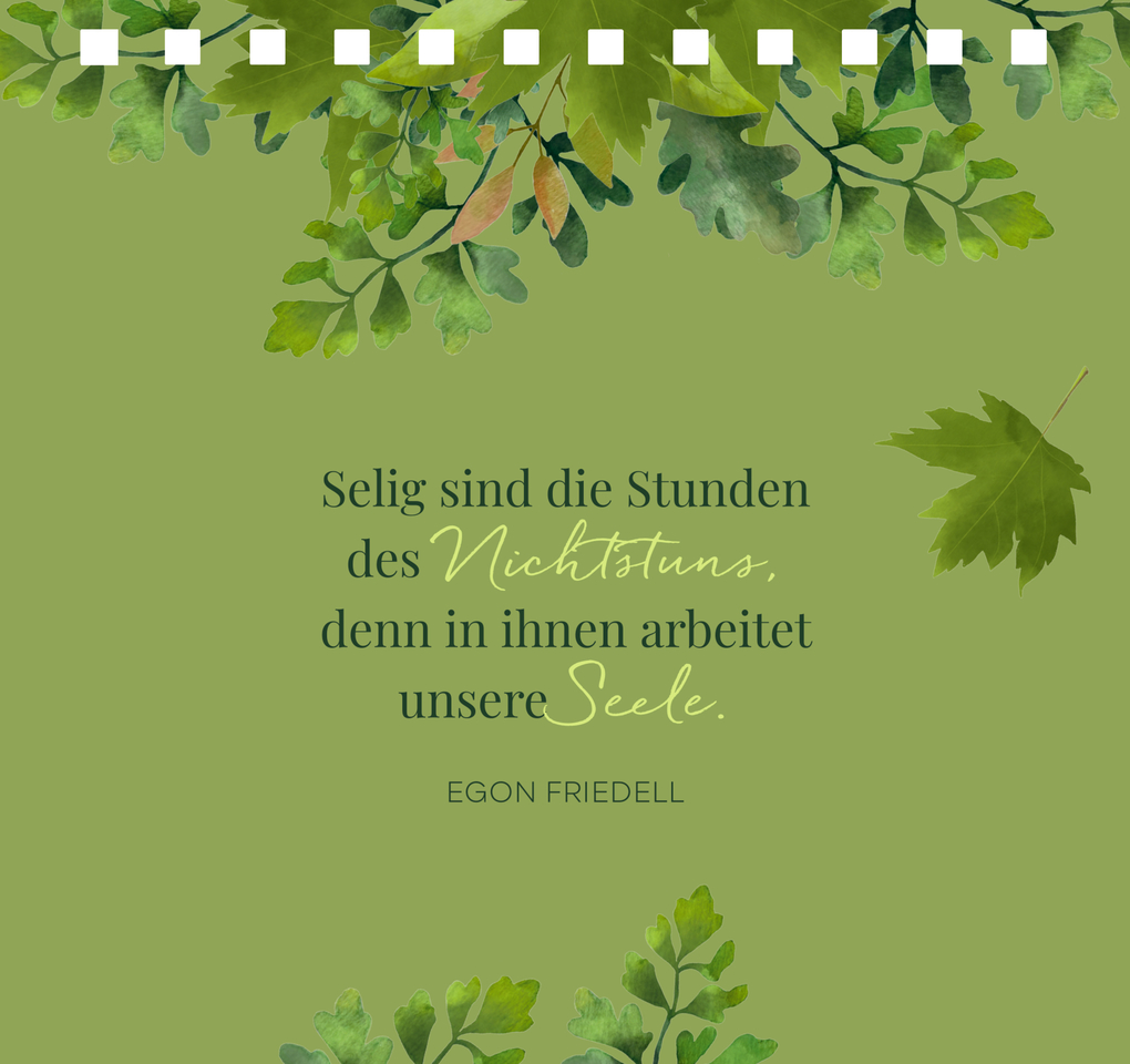 Weitere Ansicht: In der Ruhe liegt das Glück