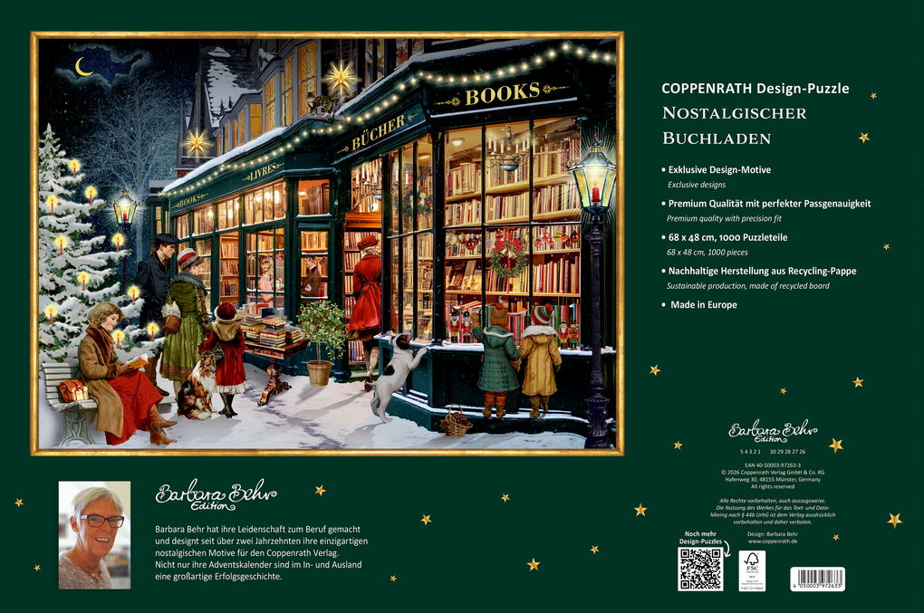 Weitere Ansicht: Puzzle - Nostalgischer Buchladen - 1000 Teile