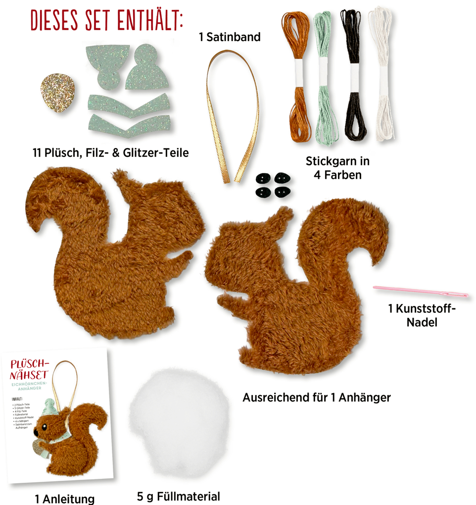 Weitere Ansicht: Plüsch-Nähset