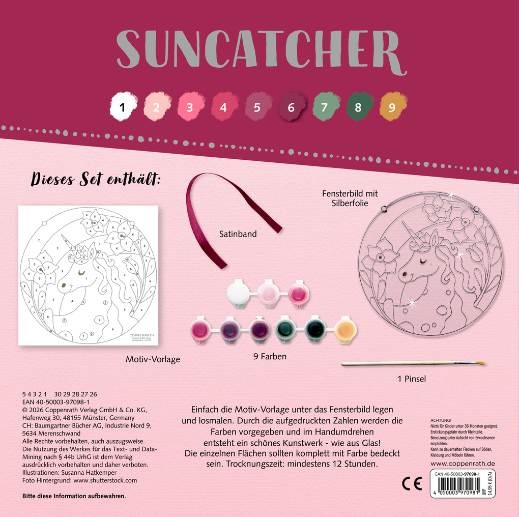 Weitere Ansicht: Suncatcher Fensterbild
