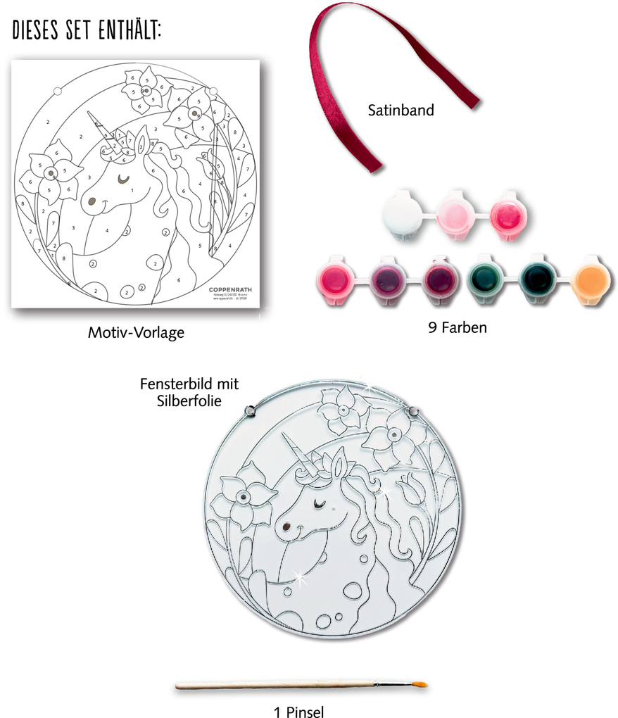 Weitere Ansicht: Suncatcher Fensterbild