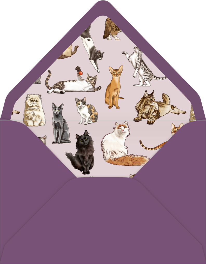 Weitere Ansicht: Pop-up-Grußkarte - I love Cats