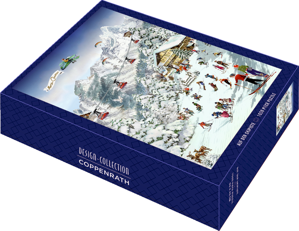 Weitere Ansicht: Puzzle - Auf der Skipiste - 1000 Teile