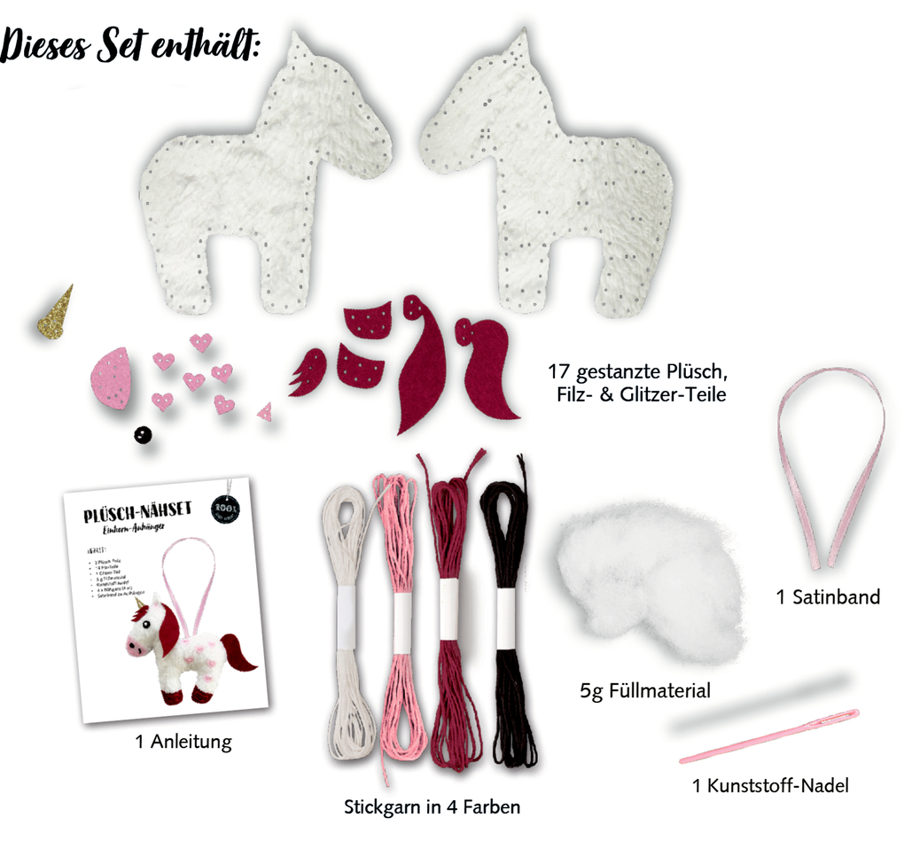 Weitere Ansicht: Plüsch-Nähset