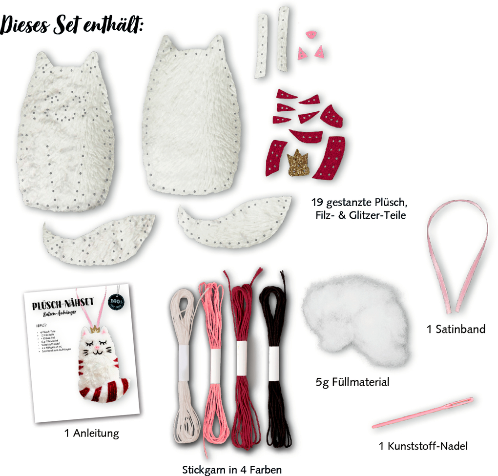 Weitere Ansicht: Plüsch-Nähset