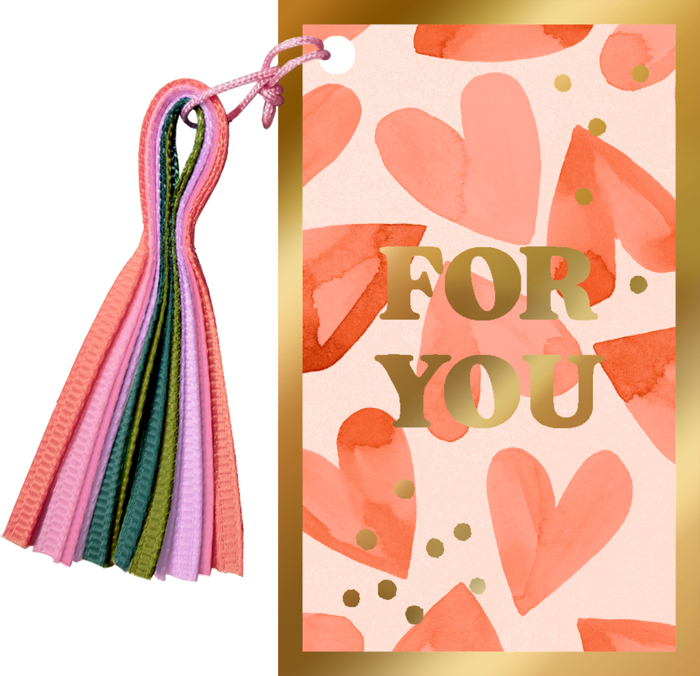 Weitere Ansicht: Geschenkanhänger mit Quaste - Schöner Schenken