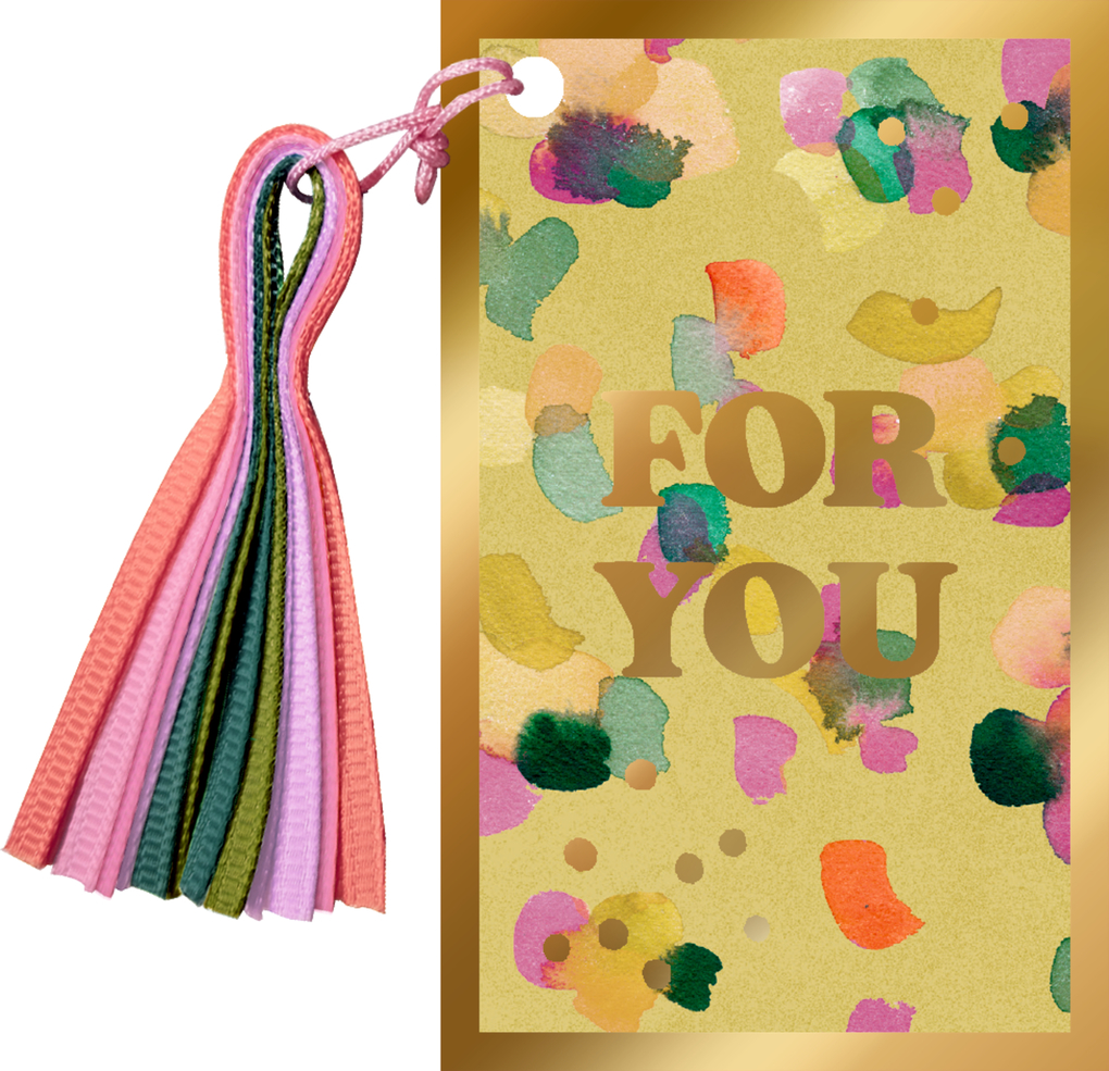 Weitere Ansicht: Geschenkanhänger mit Quaste - Schöner Schenken