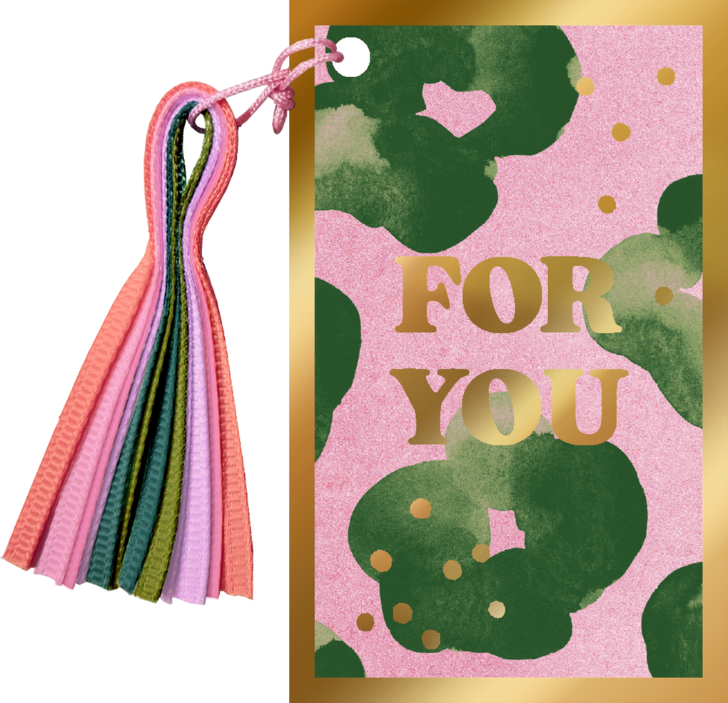 Weitere Ansicht: Geschenkanhänger mit Quaste - Schöner Schenken