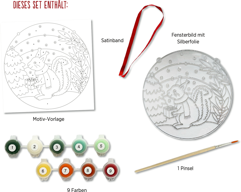 Weitere Ansicht: Fensterbild bemalen