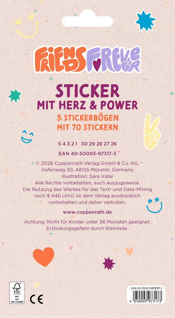 Weitere Ansicht: Sticker - Friends Forever