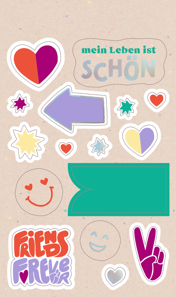 Weitere Ansicht: Sticker - Friends Forever