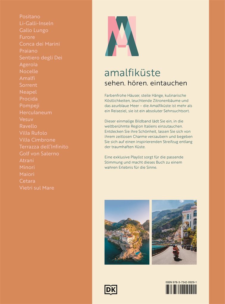 Weitere Ansicht: Amalfiküste: Sehen. Hören. Eintauchen