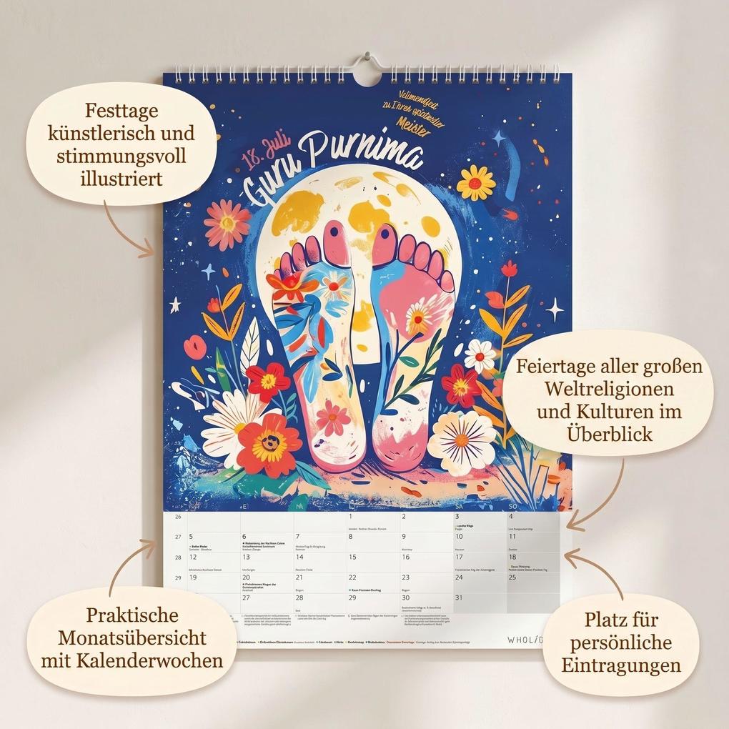 Weitere Ansicht: wholidays Kalender 2027 | Neumann Verlage GmbH & Co. KG