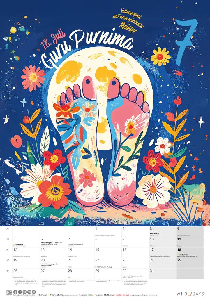 Weitere Ansicht: wholidays Kalender 2027 | Neumann Verlage GmbH & Co. KG