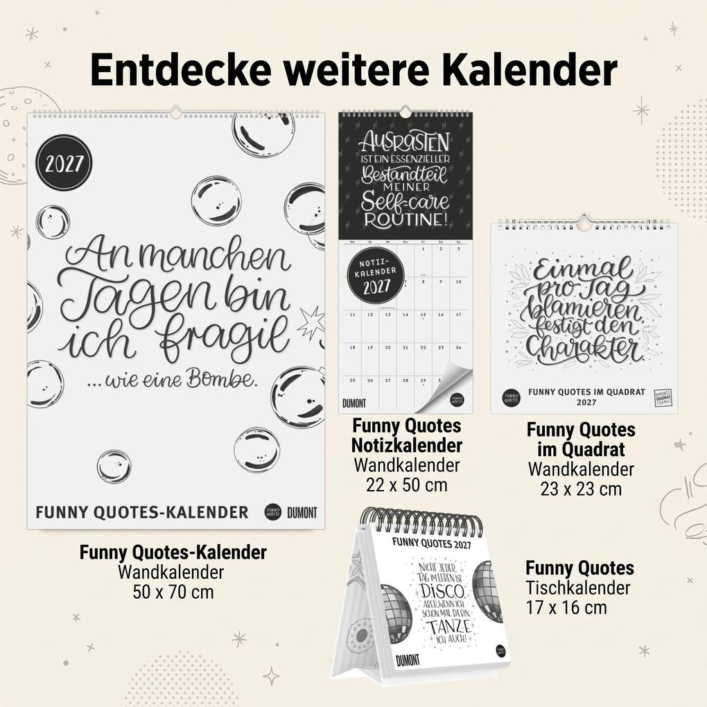 Weitere Ansicht: Funny Quotes im Quadrat 2027 | Neumann Verlage GmbH & Co. KG