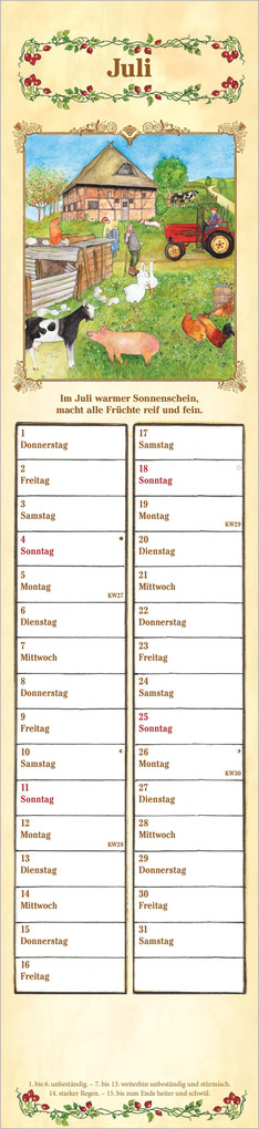 Weitere Ansicht: Bauernkalender 2027 | Neumann Verlage GmbH & Co. KG