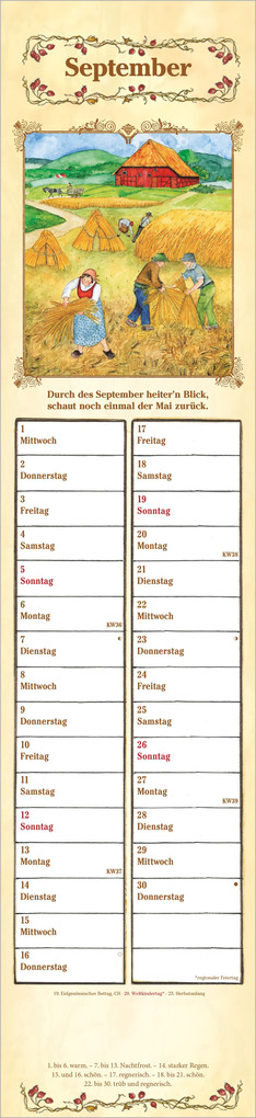 Weitere Ansicht: Bauernkalender 2027 | Neumann Verlage GmbH & Co. KG